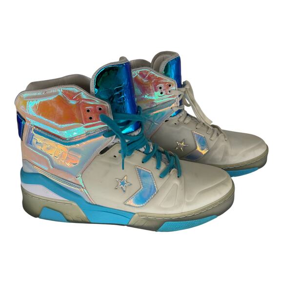 Converse ERX Impress High Top Mens Size 11.5 Iridescent White Sneakers - Picture 1 of 12
